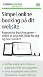 Mobile Screenshot of cyberbooking.dk