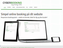 Tablet Screenshot of cyberbooking.dk